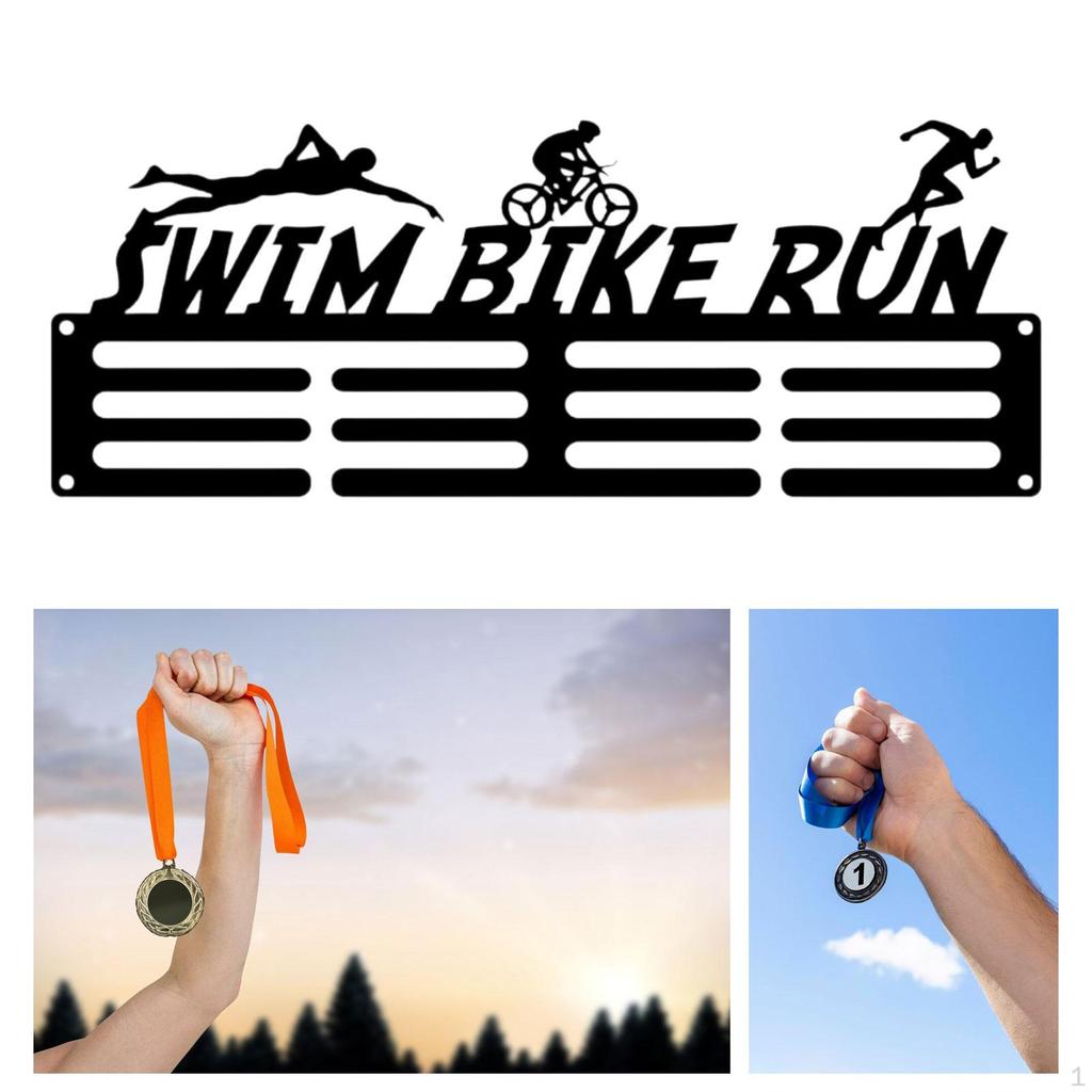 Medal Hanger Holder, Iron,Wall Mounted Shelf Rack for Gymnastics Softball Runner