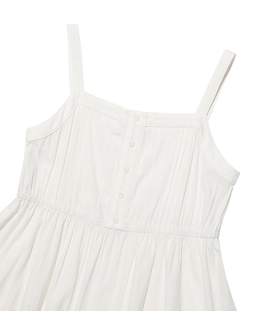 Wacky Willy Women'S Cotton Eyelet Bustier Dress White