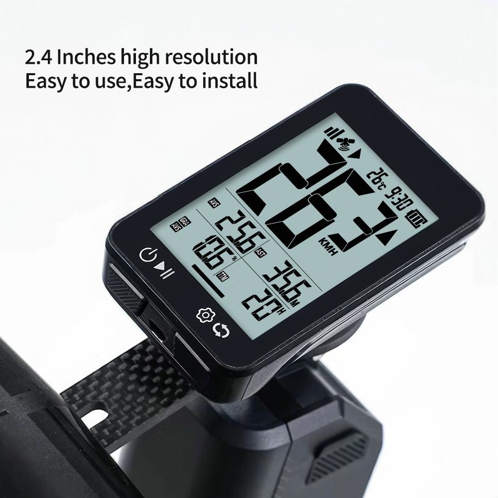 Wireless Bike Computer Speedometer Odometer Stopwatch Waterproof Rechargeable GPS Bicycle Computer Cycling Accessories