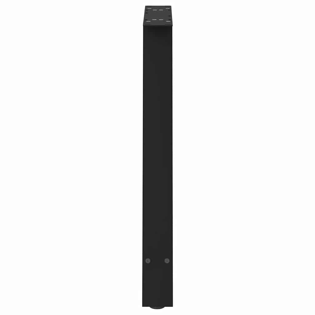 Vidaxl Nogi Do Stolika Kawowego, 2 Szt., Czarne, 80X(72-73) Cm, Stal