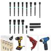 13Piece Practical Hex Head Drill Bit Set Magnetic Nut Driver with Quick Releases Extensions for Drills