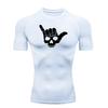 Men's Sports T-shirt Training Fitness Compression Workout Breathable Stretchy Ultra-Light Quick-Dry Moisture-Wicking Sweat-Resistant Gym Wear