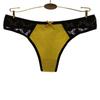 Cotton Women G-String Sexy Thong Transparent Lace Patchwork Briefs Intimates 6 Pcs/set