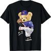 Niedliches Teddybär Baseball Krug Sweatshirt T-Shirt