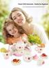 Children's Pretend Play Afternoon Tea Set: White Teapot Kitchenware for Parent-Child Fun