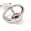 Great HERMES Scarf Ring Horsebit Silver Women Used