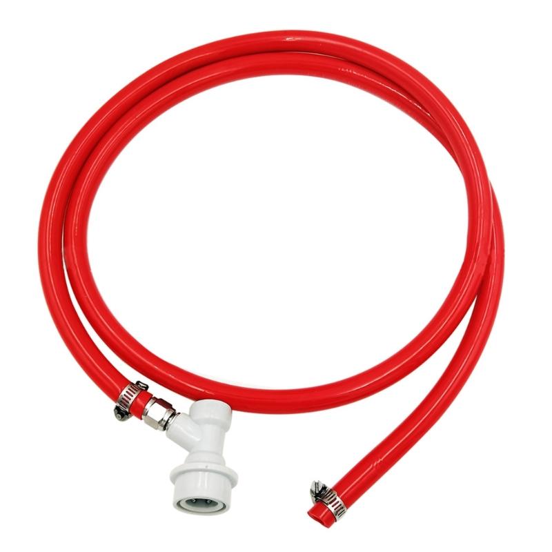 

Lock Disconnect Gas Tubing Line Stainless Steel Carbonation Caps Kit for Sodas Beer PET Bottle CO2 Regulator Kegs Tap 1