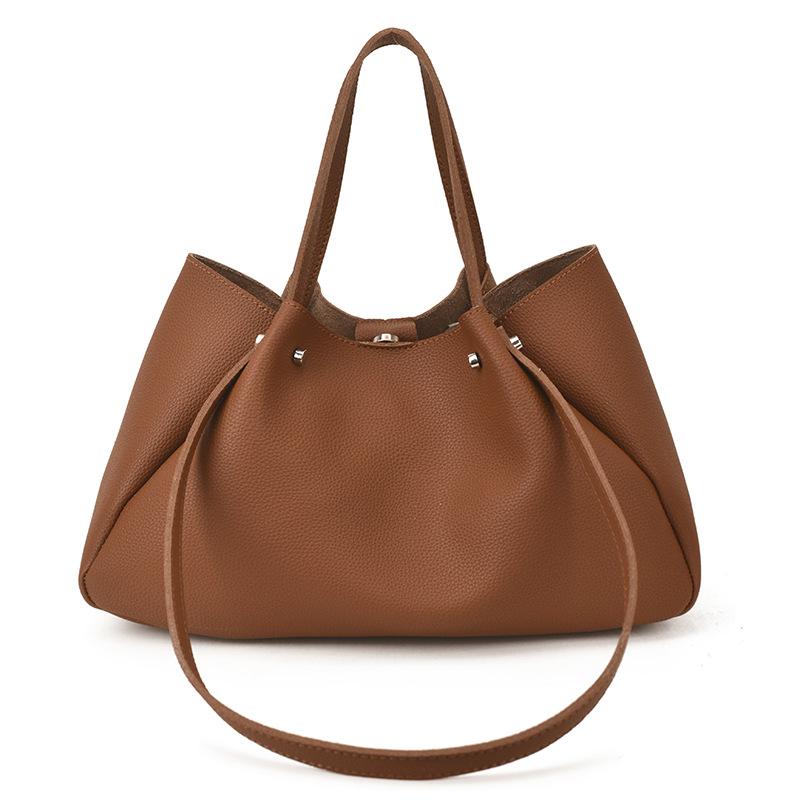 Simple Large Bag, Stylish Single-shoulder Bag, Large Capacity, Suitable for Office Commuters, Tote Bag