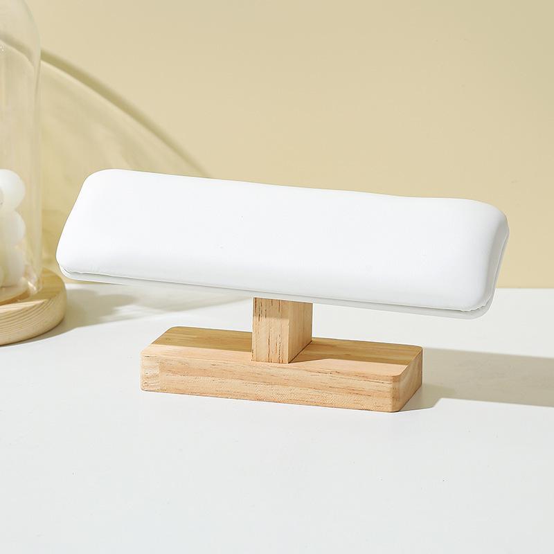T Shaped Bracelet & Bangle Display Rack Wooden Base PU Leather Velvet 1PC for Watch Jewelry Retail Display Gift for Sellers
