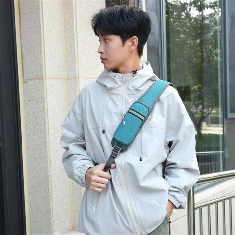 Fashion Boy Shoulder Bags Water Resistance Crossbody Bag Men Multi Functional Chest Bag Travel Sports Backpacks Handbag