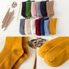 1 Pair New Soft Warm Fashion Cotton Heap Sock Ankle Hosiery Candy Color