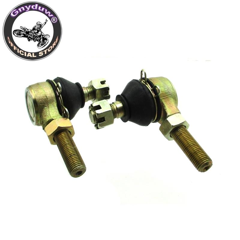 Gnyduw 12mm M12 Left Right Tie Rod Ends For Tomberlin Crossfire 150 Baja DN150 Go Kart Ball Joint 250 Sunl Kandi Dazon Parts