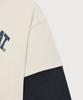 COVERNAT Arch Logo Layered Long Sleeve Ecru