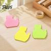 Cute Cat Sticky Notepad 2PCS Shaped Notepads, Multi Color Macaron Adhesive Animal Memo Pads Pads, Compact Decorative Note Tabs for Office School Vivid