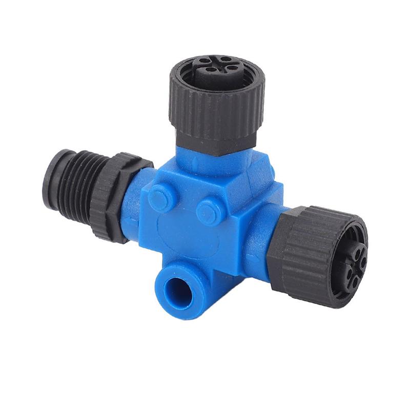 

A95I-For NMEA 2000 Boats Marine T Connector M12 5 Pin IP67 Water Resist Backbone Cable Tee Terminator For Lowrance Networks