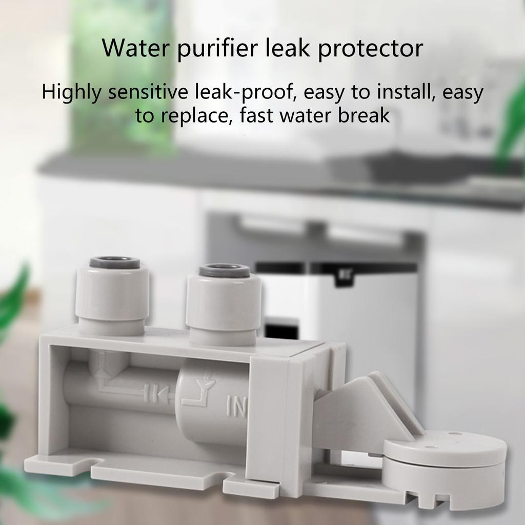 Wasserreiniger Wasseraustrittsschutzventile Schalter mit zwei Schnellanschlüssen Expandierte Baumwolle Fehlerstromschutzschalter