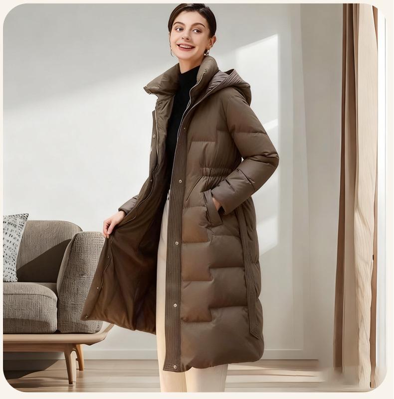 Women's High-Quality Mid-Length Winter Down Jacket
