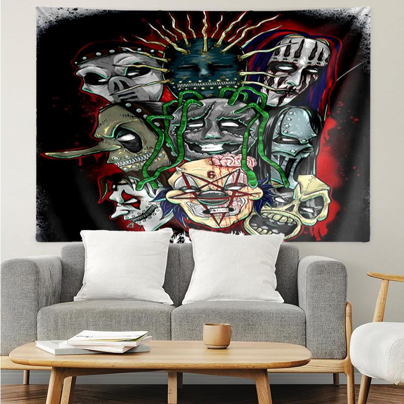 Rock music Slipk-not  Tapestry Hanging for Bedroom,Livingroom, Playroom,Decor Art Room Wall Tapestry Holiday and Birthday Gifts