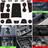 Center Console Liner for Nissan Rogue Accessories - 2024 2025, Cup Holder Mat, Door Pocket Pad, Coaster Trim, Non-Slip Dust Interior,  Rubber