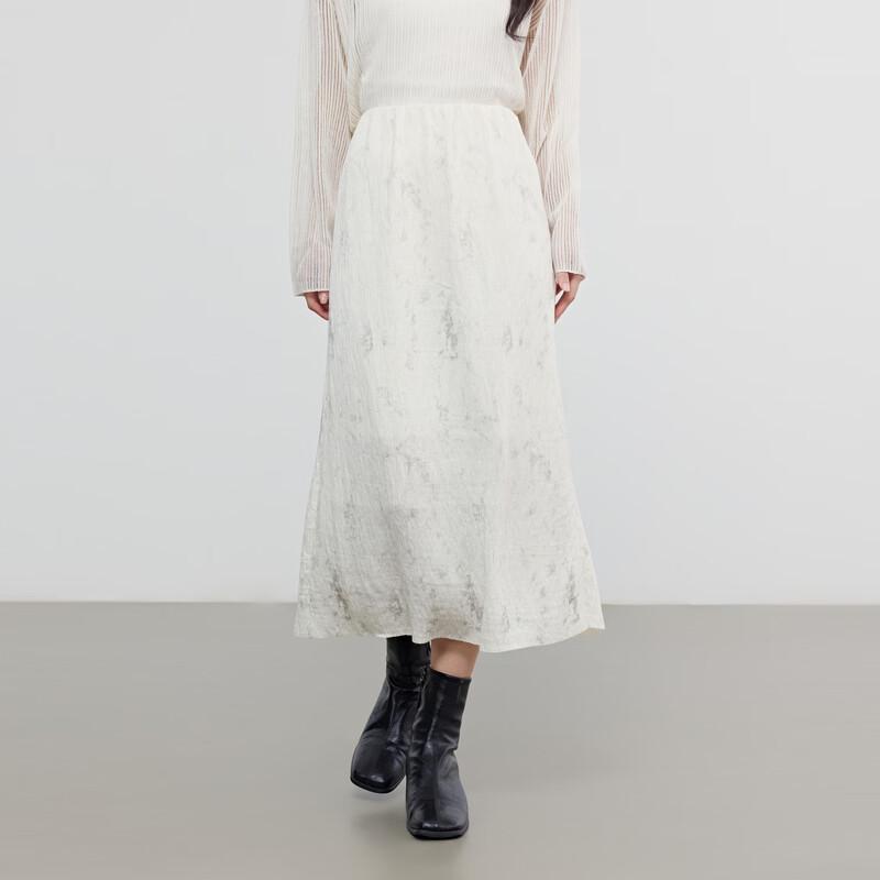 

Elva Island Drape Dye High Waist Midi Skirt L