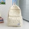 Schoolbag Schoolbag Female College Student Polka Dot Flash Backpack Large Capacity Girl Japanese Cute Polka Dot Large Capacity Backpack