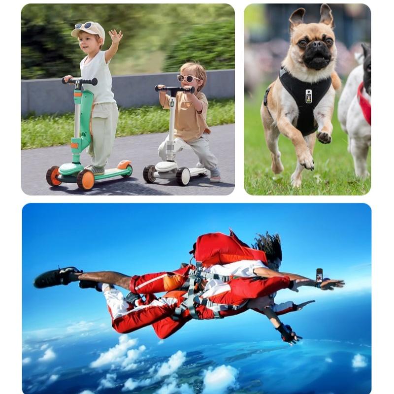 New S70 Tiny Thumb Camera 1.47inch IPS Big Screen 180° Twise Lens Hands-free Portable Camera Long Lasting Battery Anti-loss 2.7K 1080P Mp4 Mini Cam