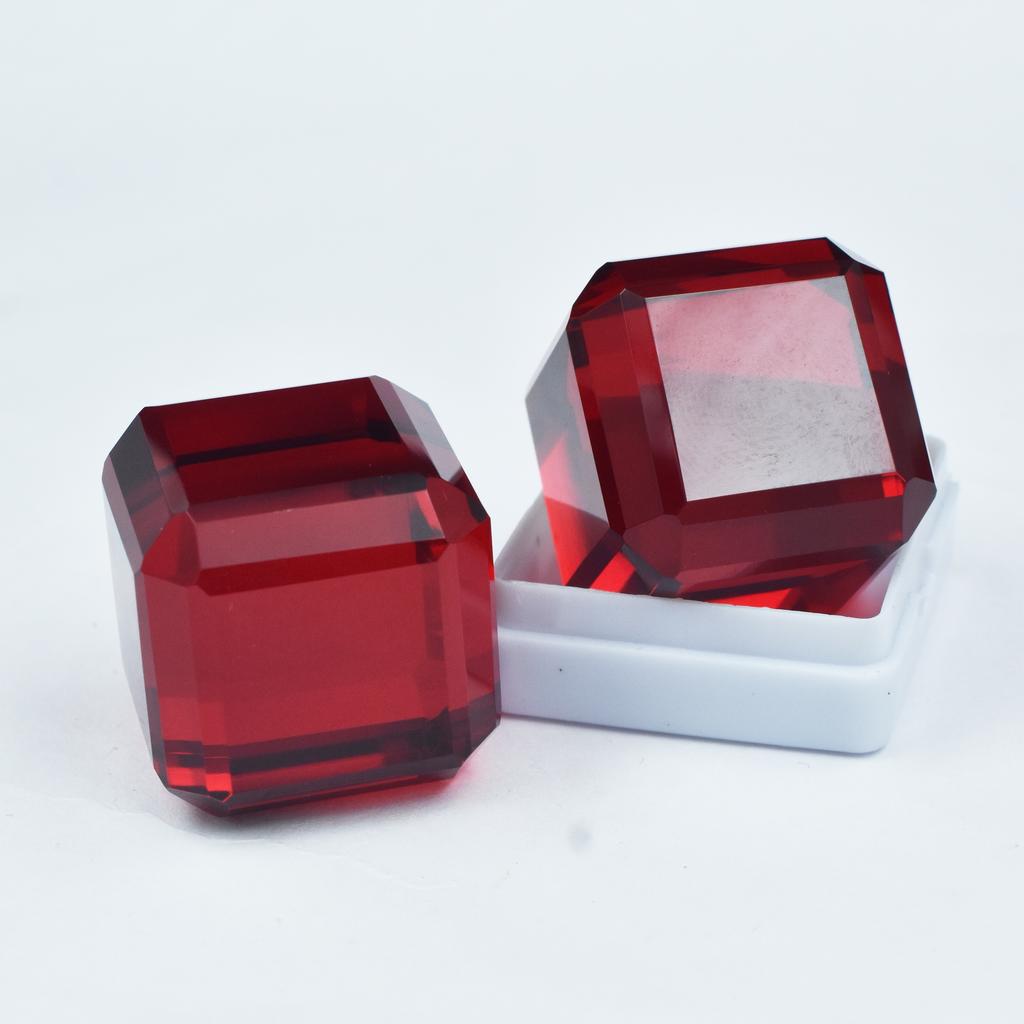 Lab Created Red Ruby 312.3ct Certified Loose Gemstone