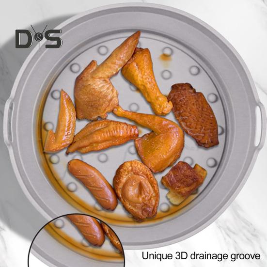 

Силиконовая подкладка для фритюрницы, экологически чистый превосходный противень для выпечки в духовке для фритюрниц