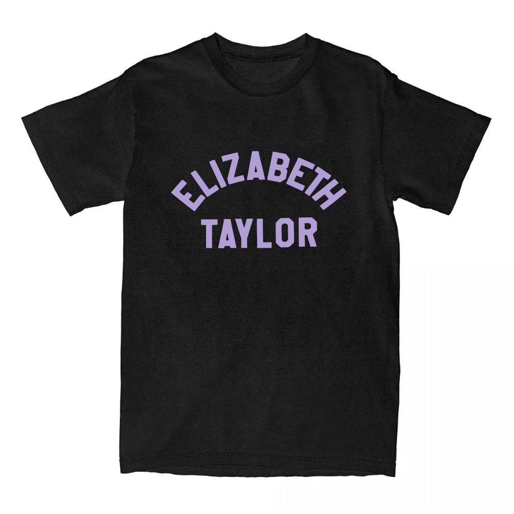 

Футболка Elizabeth Taylorr Летняя с круглым вырезом Свободная Женская/Мужская Футболки Унисекс Уличный стиль Дизайн Графическая Печать Мерч Футболки Мягкая Женская XS