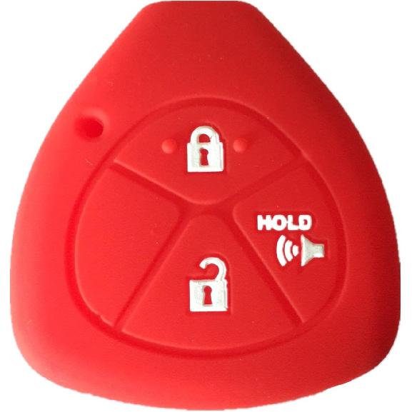 Rpkey Silicone Keyless Entry Remote Control Key Fob Cover Case protector Replacement Fit For Toyota 4Runner Corolla Matrix RAV4 Venza Yaris Pontiac
