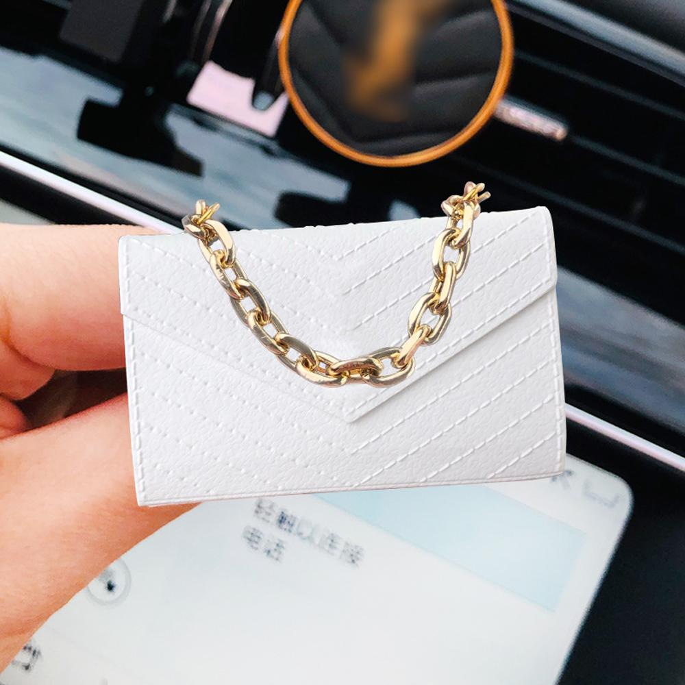 Car Air Outlet Aromatherapy Chain Bag Suit Lipstick Air Cushion High Grade Decorative Diffuser with 5ML Perfume Premium Gift