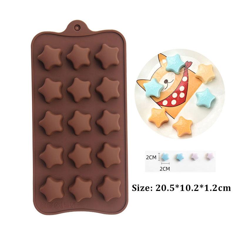 1-29 Handmade Silicone Mould Chocolate Candy Jelly Pudding Ice Mold Baking Tool