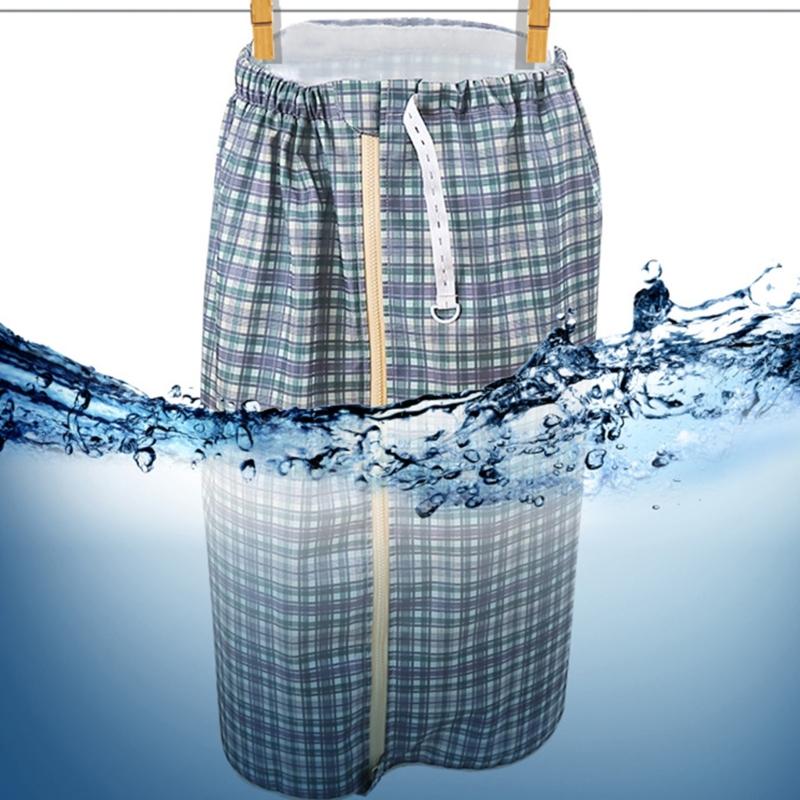TPU Diaper Protection Apron Waterproof Washable Skirt For Bedridden Seniors Incontinence Healthcare Apparel