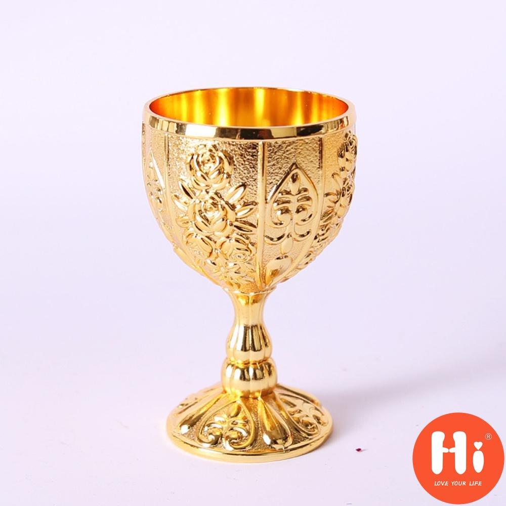 Hi 30ML Retro Creative Small Beverage Wine Cup Gold European Style Home Bar