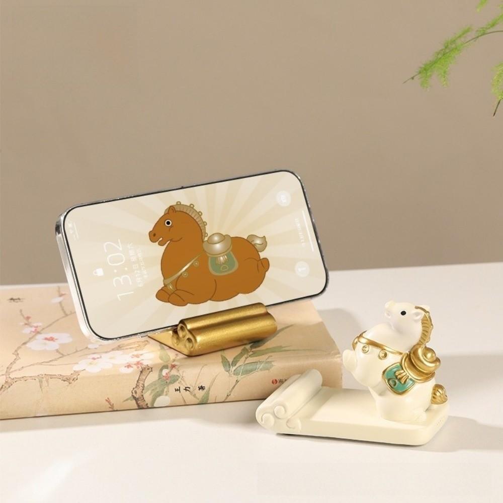 Horse Mascot Zodiac Pony Phone Holder Pony Shape Cell Phone Bracket Phone Accessories