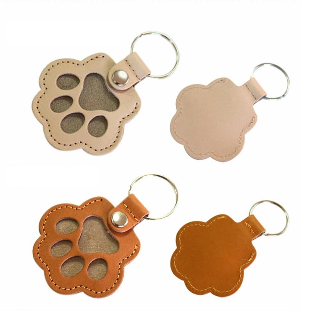 Kitty Cat Claw Keychain Creative Dogs Paw Pendant Exquisite Pet Hair Storage Bag  Backpack Decor