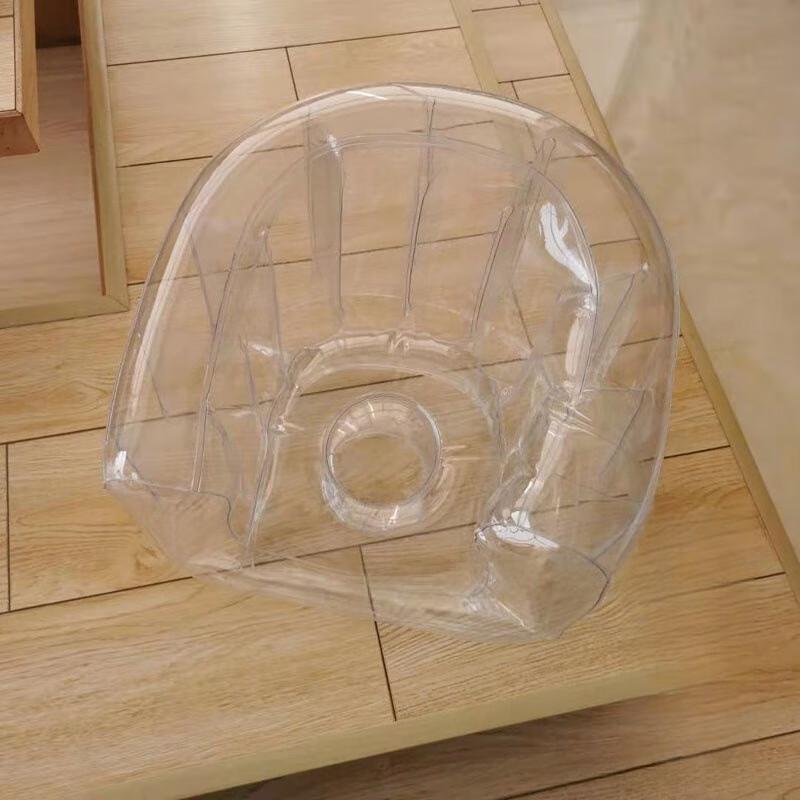 WEZHO Kids Inflatable Transparent Air Sofa