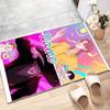 Custom KPop Demon Hunters Mat Personalized Name, Polyester Washable Indoor Entryway Rug, Gift for Christmas, Easter, Thanksgiving Day