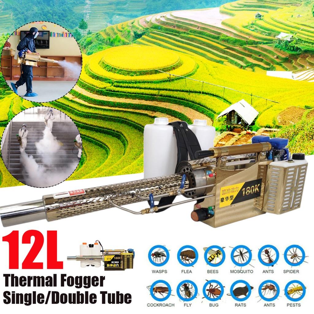 

12 В Термоаэрозольный генератор Сельскохозяйственный ранцевый Сельскохозяйственный садовый опрыскиватель для лекарств Мощный водяной насос Электрический опрыскиватель 180k Single Tube