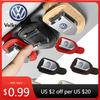 For VW Car Sun Visor Card Ticket Holder Stand Glasses Box Sunglasses Clip For Volkswagen VW Tiguan Passat Golf Polo T