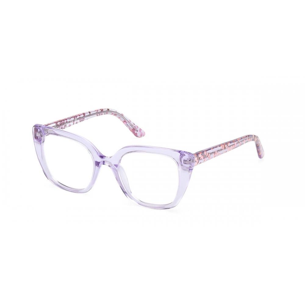 Guess Gu50265 Kinderen 083 Kinderbril Transparent Shiny Lilac Purple/45-18-130 white