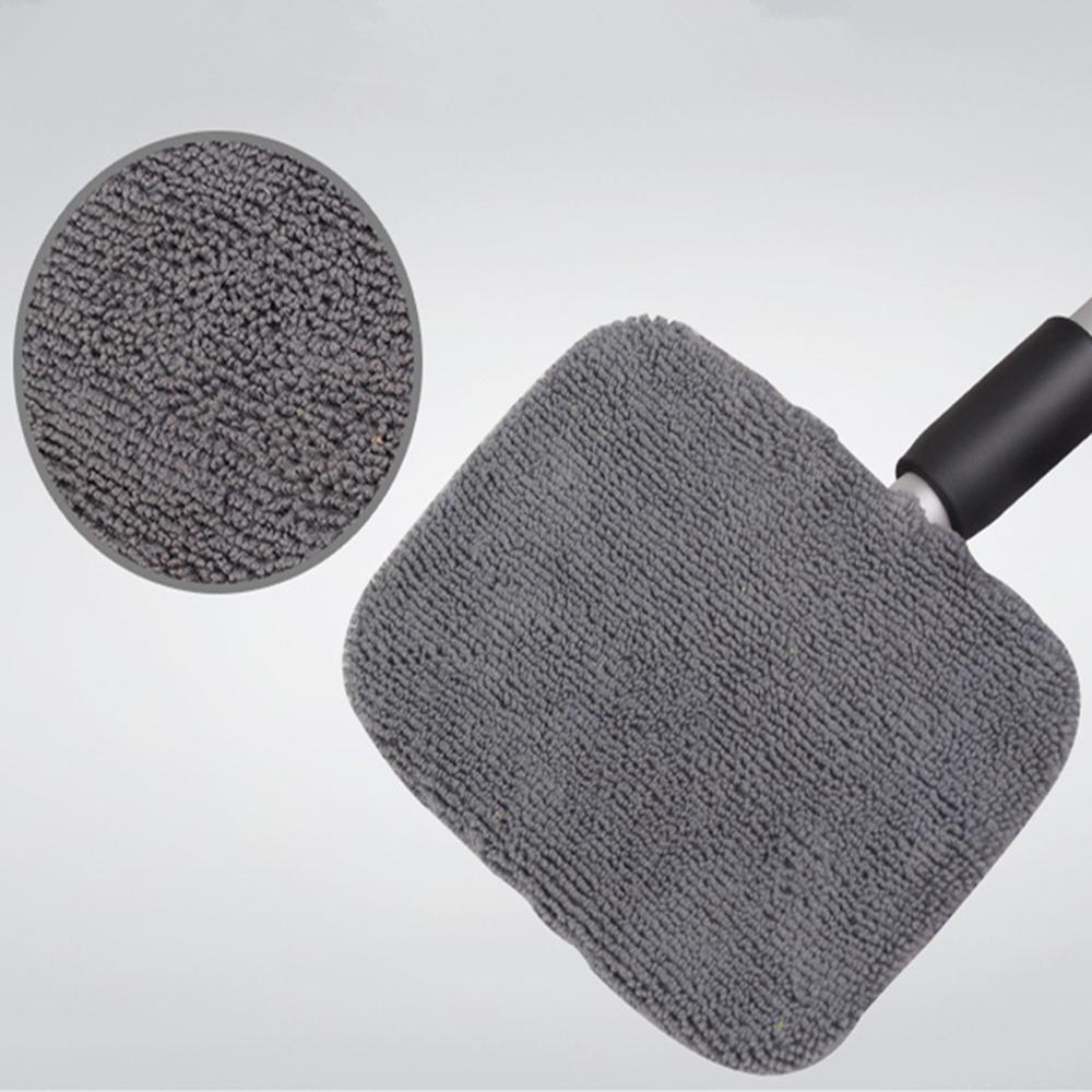 Windshield Cleaning Brush Aluminum Alloy Telescopic Rod Window Demist Brush