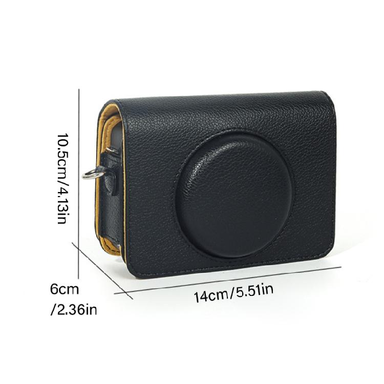 Weather Resistant Camera Pouch Ergonomic Design Easy Carry Strap Protective Shell For C210R Camera Travel Enthusiasts