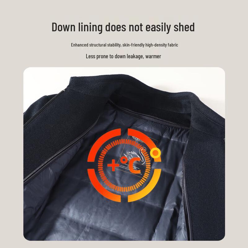 Antonio Men's Merino Wool & Goose Down Business Casual Jacket