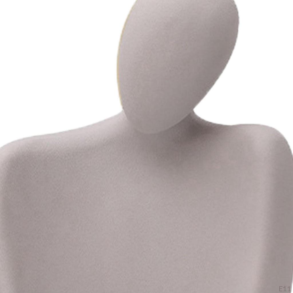 Abstract Character Ornament, Couples Sculptures Affectionate Embrace Statue for TV Stand