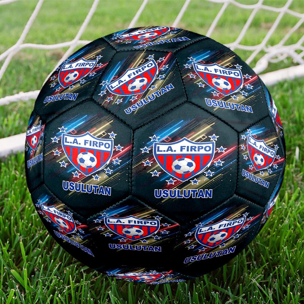 Firpo Soccer Crest Size 5 Soccer Balls, Anti-Slip, Protective Football, Outdoor Sport, a Unique Gift Suitable for Him/her, Birthdays
