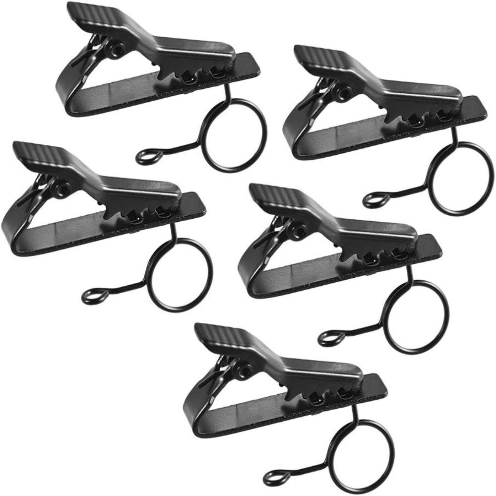 5pcs Mini Size Microphone Clamp 7.5mm Diameter Mic Holder Stage Performance