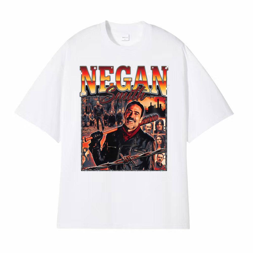 Negan Smith Unisex Funny Graphic Tee Shirt Unisex Women Fashion Classic Summer Tshirt High Quality Casual Oversized Loose T Shirts
