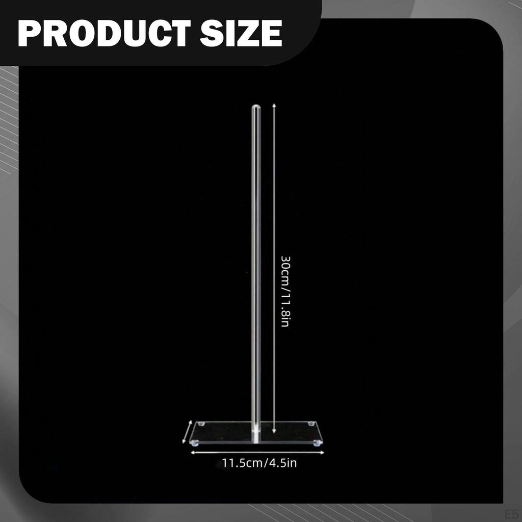 Acrylic Donut Display Stand Clear Bagel Holder Rack Doughnut for Household Party