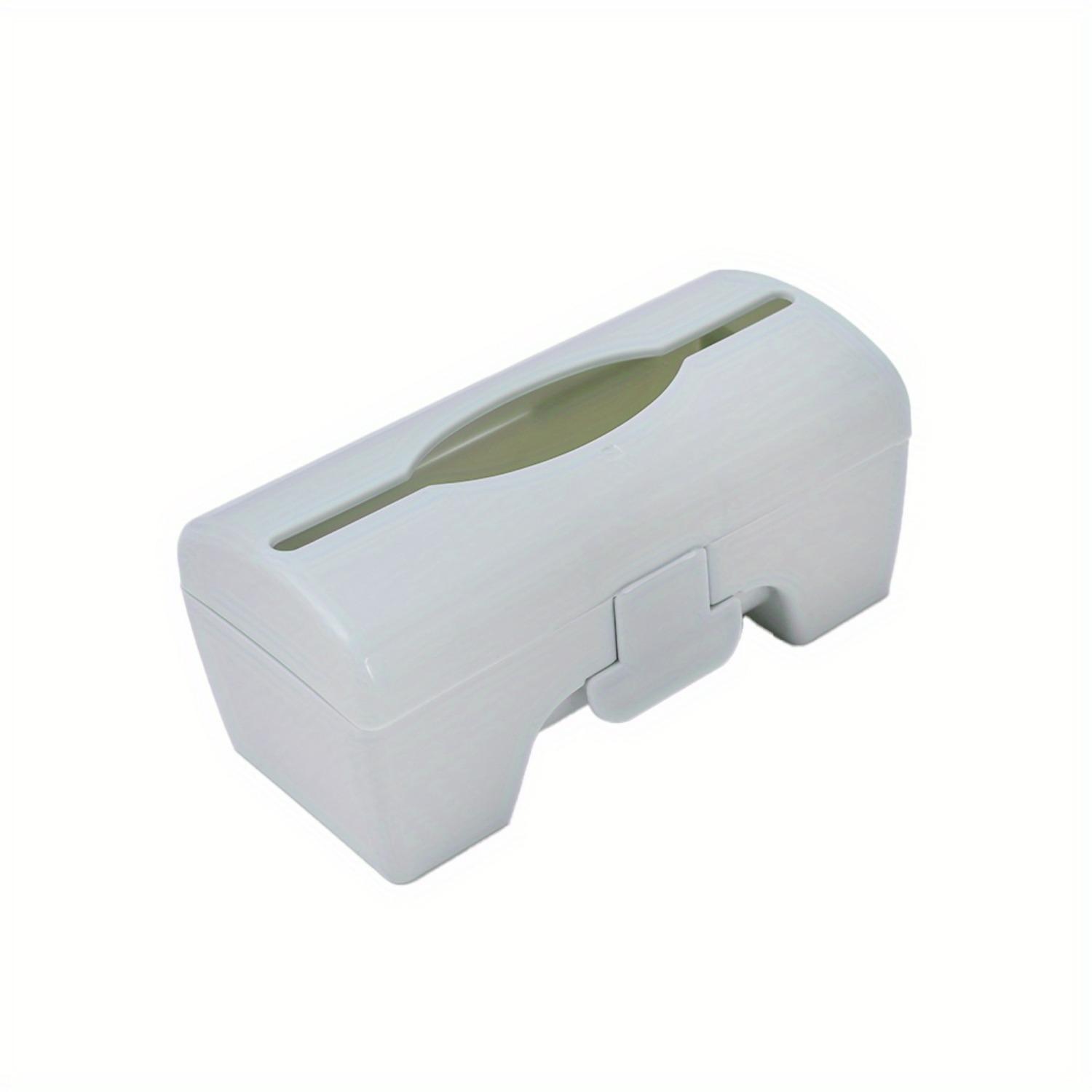 1/2 упаковки пластиковых мусорных мешков, подставка-диспенсер для кухни, ванной комнаты, гостиной, настенный многоцветный ящик для хранения мусорных мешков 1 Pack синий